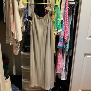 Rails pleated dress